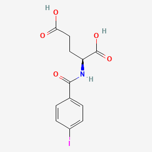 molecular formula C12H12INO5 B1604530 N-(4-Iodobenzoyl)-L-glutamic acid CAS No. 38974-68-4