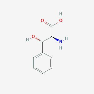 molecular formula C9H11NO3 B1604537 L-threo-3-Phenylserine CAS No. 2584-74-9