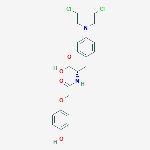 molecular formula C21H24Cl2N2O5 B160455 MelPO CAS No. 131089-09-3