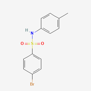 molecular formula C13H12BrNO2S B1604558 4-bromo-N-(4-methylphenyl)benzenesulfonamide CAS No. 7454-58-2