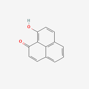 molecular formula C13H8O2 B1604566 1H-Phenalen-1-one, 9-hydroxy- CAS No. 7465-58-9