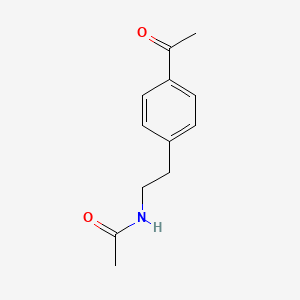 molecular formula C12H15NO2 B1604567 N-[2-(4-乙酰苯基)乙基]乙酰胺 CAS No. 23279-64-3