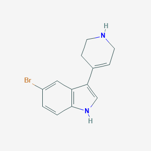molecular formula C13H13BrN2 B160457 5-bromo-3-(1,2,3,6-tetrahydropyridin-4-yl)-1H-indole CAS No. 127792-80-7