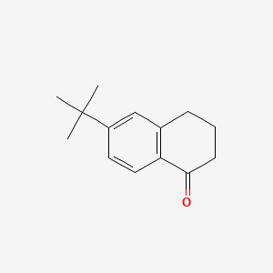 molecular formula C14H18O B1604576 1(2H)-Naphthalenone, 6-(1,1-dimethylethyl)-3,4-dihydro- CAS No. 51015-37-3