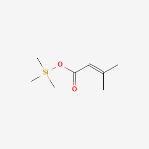 molecular formula C8H16O2Si B1604580 Trimethylsilyl 3,3-dimethylacrylate CAS No. 25436-25-3