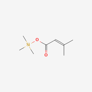 Crotonic acid, 3-methyl-, trimethylsilyl ester