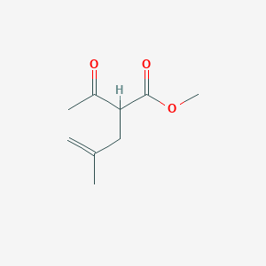 molecular formula C9H14O3 B1604581 Methyl 2-acetyl-4-methyl-4-pentenoate CAS No. 20962-71-4