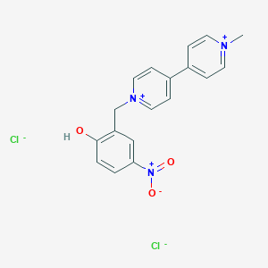 molecular formula C18H17Cl2N3O3 B160459 FSSIGVSAEZOKFT-UHFFFAOYSA-M CAS No. 131690-25-0