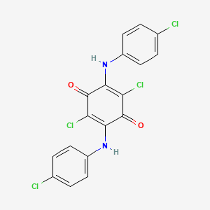 2,5-Dichloro-3,6-bis(4-chloroanilino)cyclohexa-2,5-diene-1,4-dione
