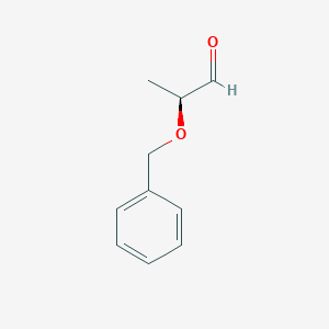 molecular formula C10H12O2 B016046 (S)-2-(benzyloxy)propanal CAS No. 81445-44-5