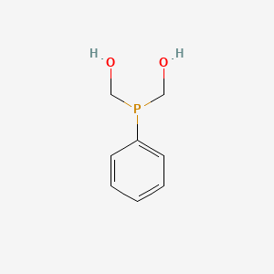 molecular formula C8H11O2P B1604606 Bis(hydroxymethyl)phenylphosphine CAS No. 3127-08-0