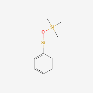 molecular formula C11H20OSi2 B1604609 1,1,1,3,3-Pentamethyl-3-phenyldisiloxane CAS No. 14920-92-4