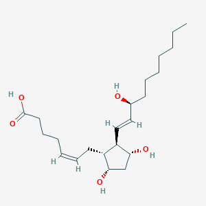 molecular formula C22H38O5 B160461 20-乙基前列腺素 F2α CAS No. 36950-85-3