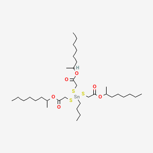molecular formula C34H66O6S3Sn B1604613 Butyltin tris(isooctyl mercaptoacetate) CAS No. 25852-70-4