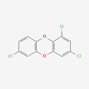 molecular formula C12H5Cl3O2 B1604618 1,3,7-Trichlorodibenzo-p-dioxin CAS No. 67028-17-5