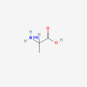 molecular formula C3H7NO2 B1604622 DL-丙氨酸-15N CAS No. 71261-64-8