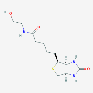 5-[(3aS,4S,6aR)-2-oxo-1,3,3a,4,6,6a-hexahydrothieno[3,4-d]imidazol-4-yl]-N-(2-hydroxyethyl)pentanamide