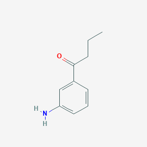 molecular formula C10H13NO B1604633 1-(3-Aminophenyl)butan-1-one CAS No. 2034-41-5