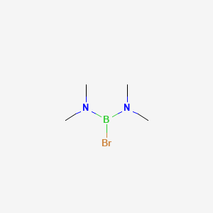 molecular formula C4H12BBrN2 B1604638 二（二甲氨基）溴化硼 CAS No. 6990-27-8
