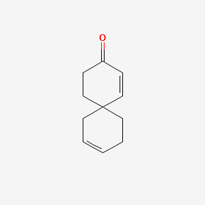 molecular formula C11H14O B1604640 Spiro[5.5]undeca-1,8-dien-3-one CAS No. 30834-47-0
