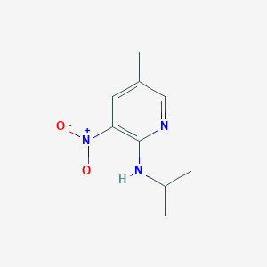 molecular formula C9H13N3O2 B1604644 2-Isopropylamino-5-methyl-3-nitropyridine CAS No. 954228-54-7