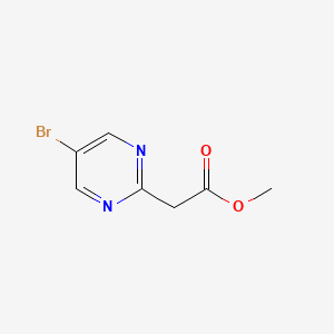 Methyl 2-(5-bromopyrimidin-2-YL)acetate