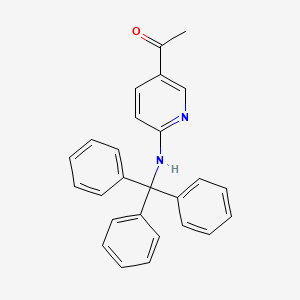 5-Acetyl-2-tritylamino pyridine