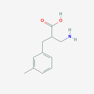 molecular formula C11H15NO2 B1604660 3-Amino-2-(3-methylbenzyl)propanoic acid CAS No. 910443-77-5