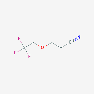 molecular formula C5H6F3NO B1604662 3-(2,2,2-Trifluoroethoxy)propanenitrile CAS No. 272128-06-0