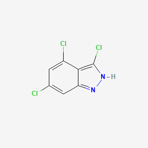 molecular formula C7H3Cl3N2 B1604666 3,4,6-Trichloro-1H-indazole CAS No. 885522-45-2