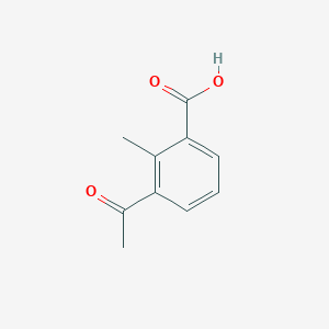 molecular formula C10H10O3 B1604670 3-Acetyl-2-methylbenzoic acid CAS No. 393516-78-4