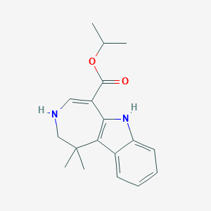 Isopropyl 1,1-dimethyl-1,2,3,6-tetrahydroazepino[4,5-b]indole-5-carboxylate
