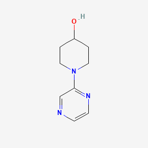 molecular formula C9H13N3O B1604684 1-(Pyrazin-2-yl)piperidin-4-ol CAS No. 420844-68-4