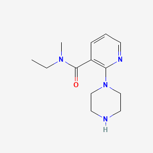 N-Ethyl-N-methyl-2-(1-piperazinyl)nicotinamide