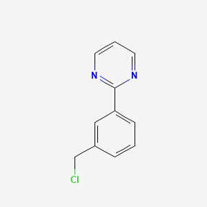2-[3-(Chloromethyl)phenyl]pyrimidine