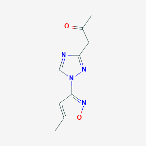 1-[1-(5-Methylisoxazol-3-Yl)-1H-1,2,4-Triazol-3-Yl]Acetone
