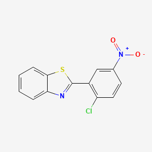 Benzothiazole, 2-(2-chloro-5-nitrophenyl)-