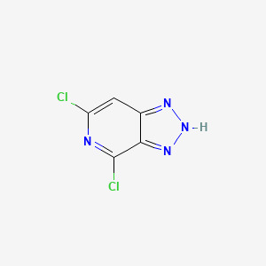molecular formula C5H2Cl2N4 B1604708 4,6-dichloro-2H-triazolo[4,5-c]pyridine CAS No. 501358-54-9