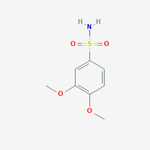 molecular formula C8H11NO4S B1604715 3,4-Dimethoxybenzenesulfonamide CAS No. 63624-27-1