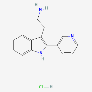 2-(2-(Pyridin-3-yl)-1h-indol-3-yl)ethanamine hydrochloride