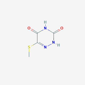 5-(Methylthio)-6-azauracil
