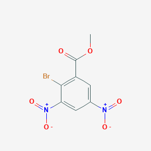molecular formula C8H5BrN2O6 B1604726 Methyl 2-bromo-3,5-dinitrobenzoate CAS No. 36749-41-4