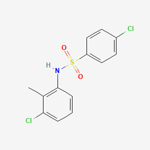 4-chloro-N-(3-chloro-2-methylphenyl)benzenesulfonamide