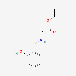 molecular formula C11H15NO3 B1604739 Ethyl N-((2-hydroxyphenyl)methyl)glycinate CAS No. 57938-78-0