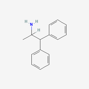 molecular formula C15H17N B1604740 1,1-Diphenylpropan-2-amine CAS No. 3139-55-7