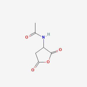 N-(2,5-dioxooxolan-3-yl)acetamide