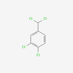 molecular formula C7H4Cl4 B1604755 1,2-Dichloro-4-(dichloromethyl)benzene CAS No. 56961-84-3