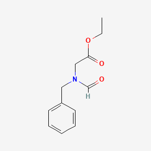 Ethyl N-formyl-N-benzylglycinate