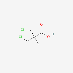 molecular formula C5H8Cl2O2 B1604765 3,3'-Dichloropivalic acid CAS No. 67329-11-7