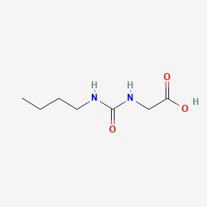 molecular formula C7H14N2O3 B1604776 Glycine, N-[(butylamino)carbonyl]- CAS No. 63059-33-6